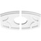 Ekena Millwork Kailey Architectural Grade PVC Ceiling Medallion, 10"W x 6 5/8"H x 3"ID x 5 1/4"C x 1"P, Two-Piece CMP10X6KY2-03000 - alternate 3